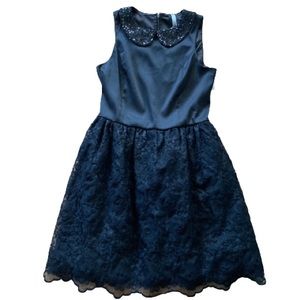 Kensie Sequin Lace Dress NEW Peter Pan formal cocktail party wedding guest